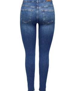 Only Blush Mid DNM Denimblå