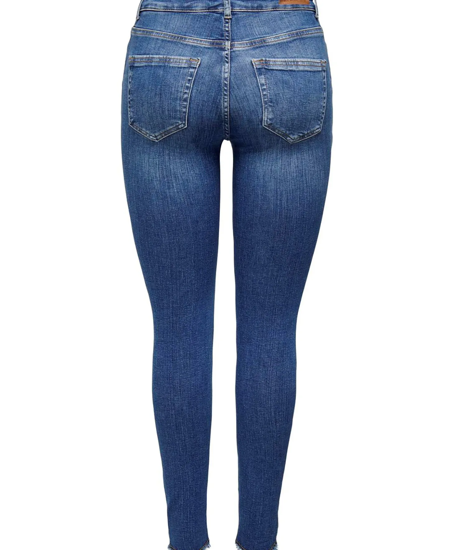 Only Blush Mid DNM Denimblå
