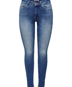 Only Blush Mid DNM Denimblå