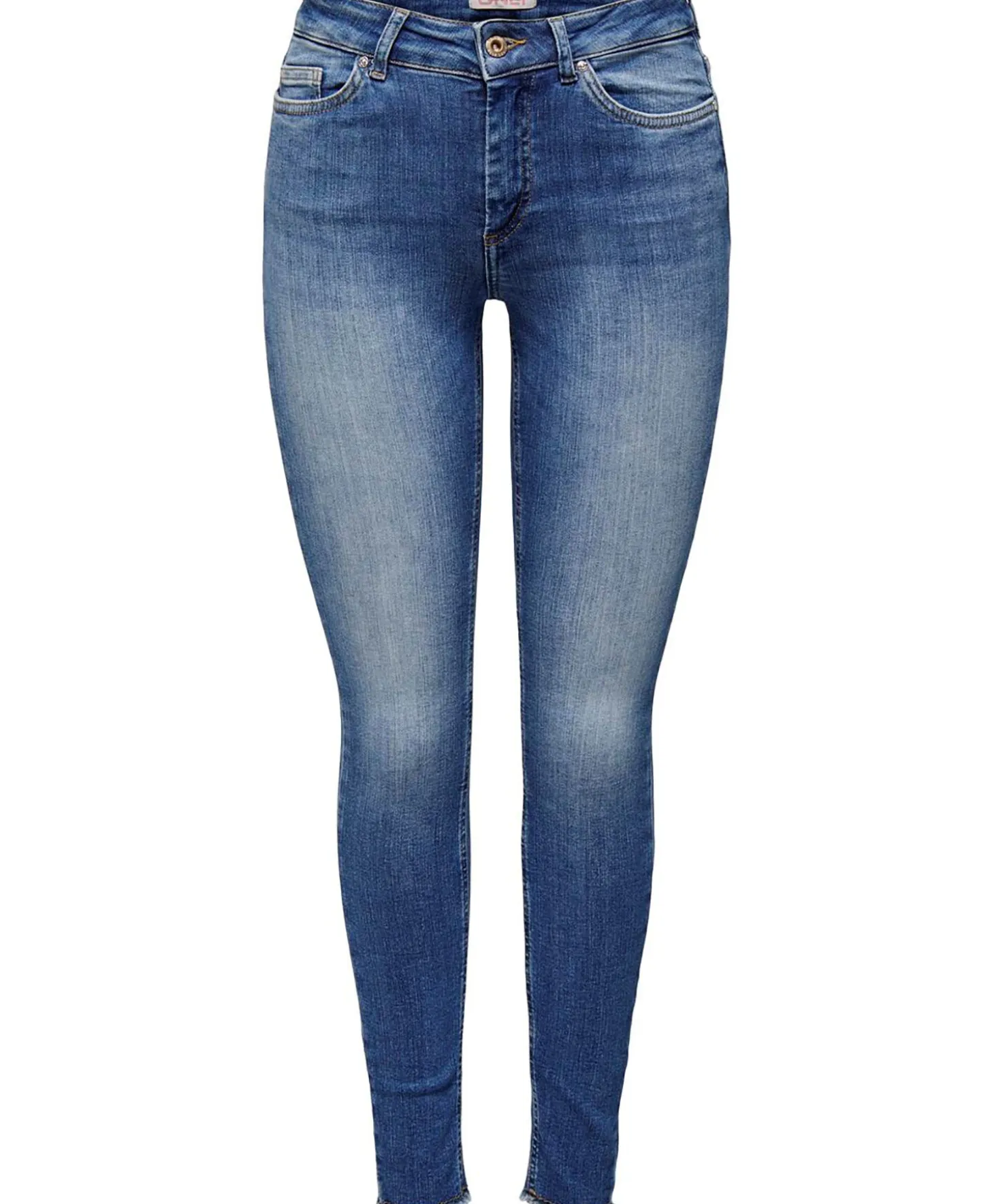 Only Blush Mid DNM Denimblå