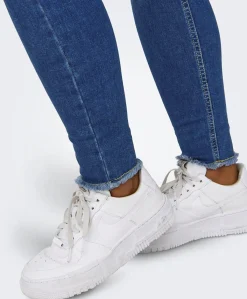 Only Blush Mid DNM Denimblå