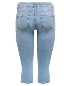 Only Blush Slit Capri
