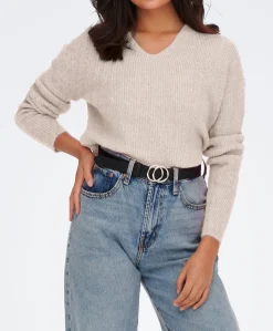 Only Camilla V-neck Pullover