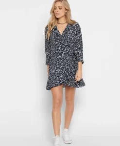 Only Carly Wrap Dress