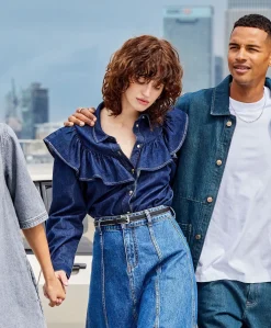 Only Indigo Denimskjorte