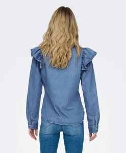Only Indigo Denimskjorte