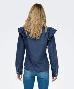 Only Indigo Denimskjorte