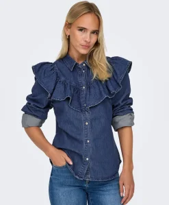 Only Indigo Denimskjorte