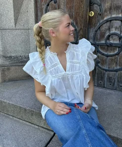 Only Sunny Capsl Frill Top