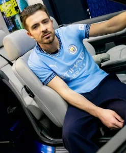 Puma MCFC Home Jersey Jr