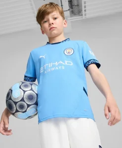 Puma MCFC Home Jersey Jr