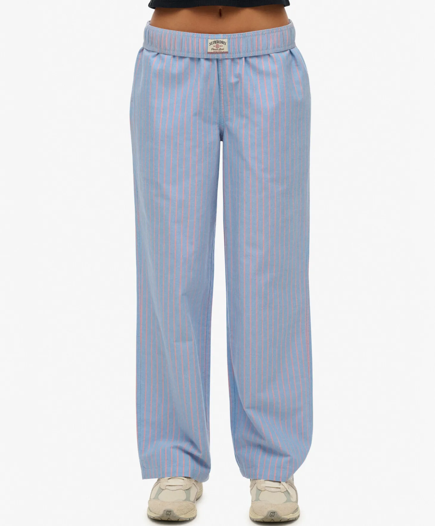 Superdry Cotton Stripe elastic bukse