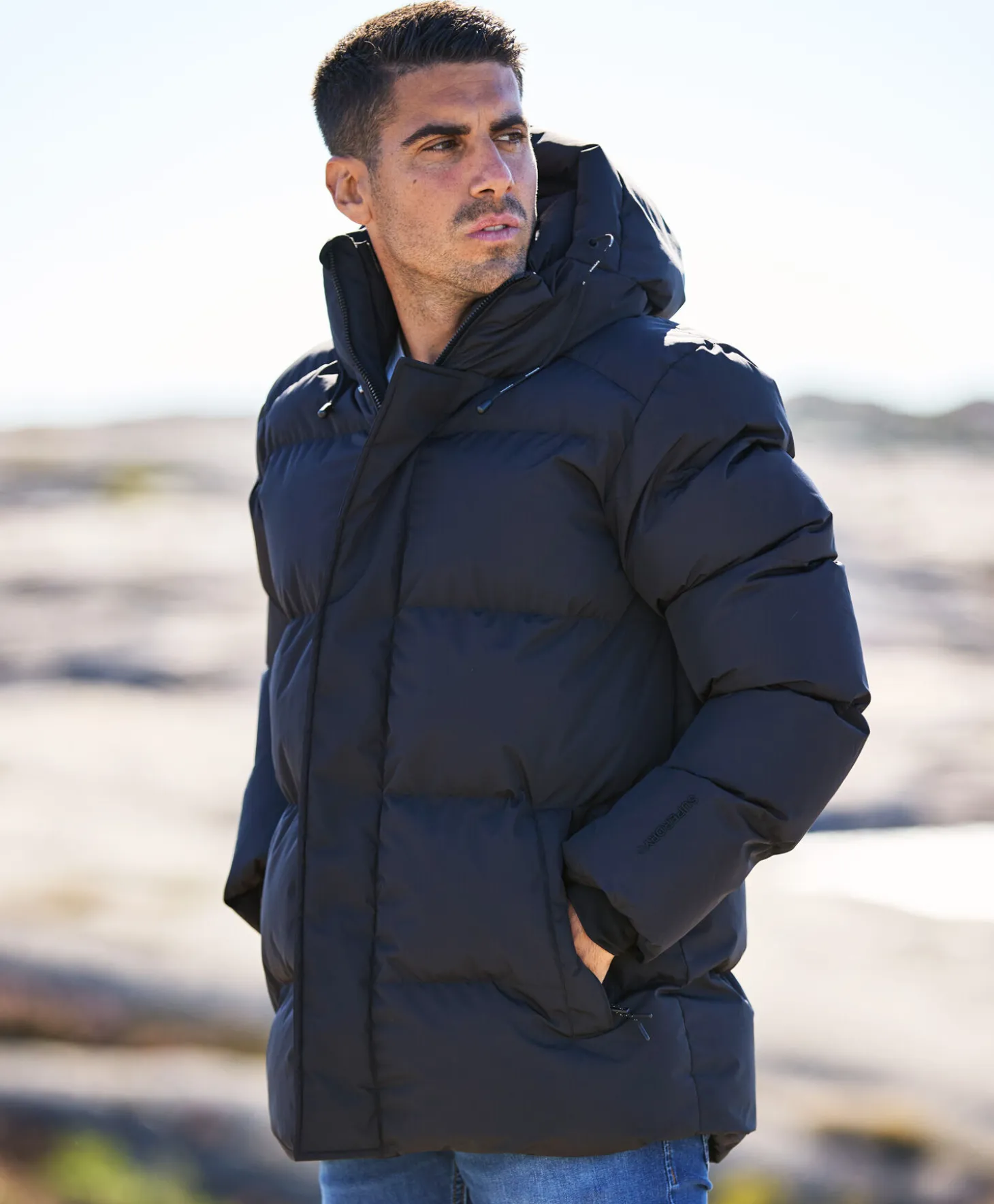 Superdry Hooded 5 Baffle jacket