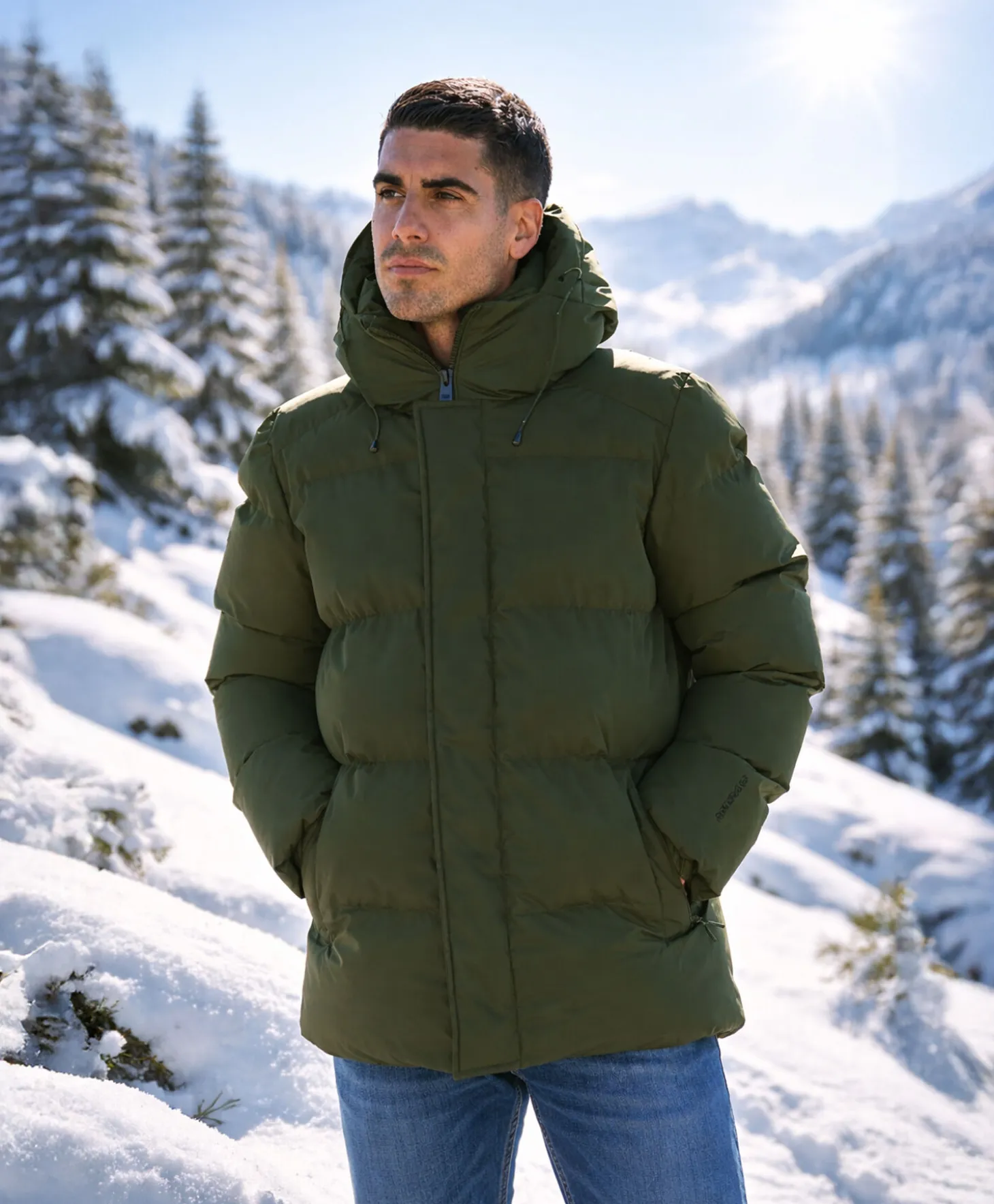 Superdry Hooded 5 Baffle jacket