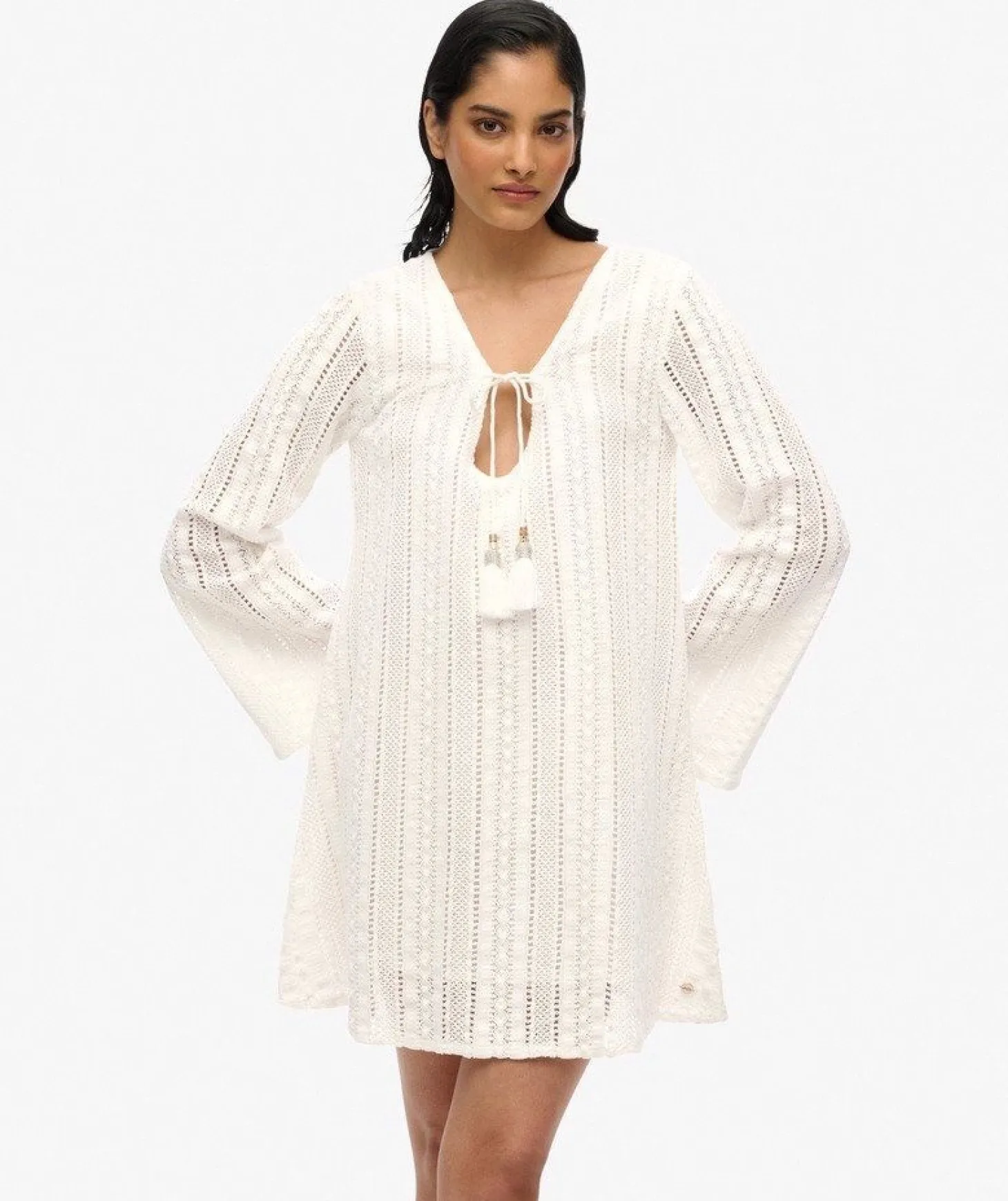 Superdry Ibiza Lace mini kjole