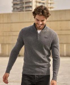 Superdry  Knitted Half Zip Jumper