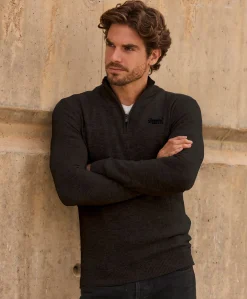 Superdry  Knitted Half Zip Jumper