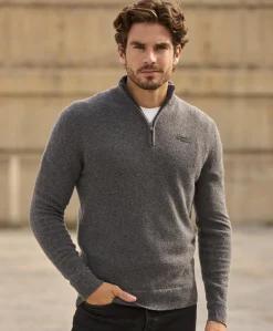 Superdry  Knitted Half Zip Jumper
