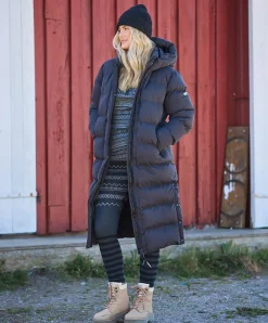 Superdry Longline Hooded Puffer Jacket