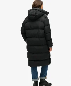 Superdry Longline Hooded Puffer Jacket