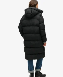 Superdry Longline Hooded Puffer Jacket