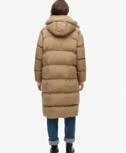 Superdry Longline Hooded Puffer Jacket