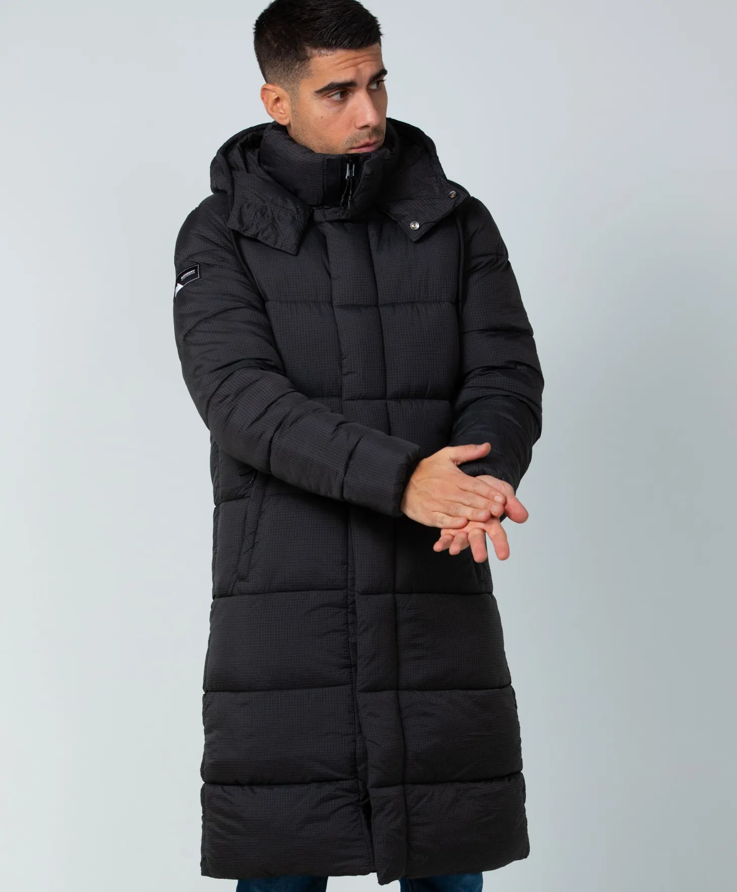 Superdry Ribstop Longline Puffer jacket