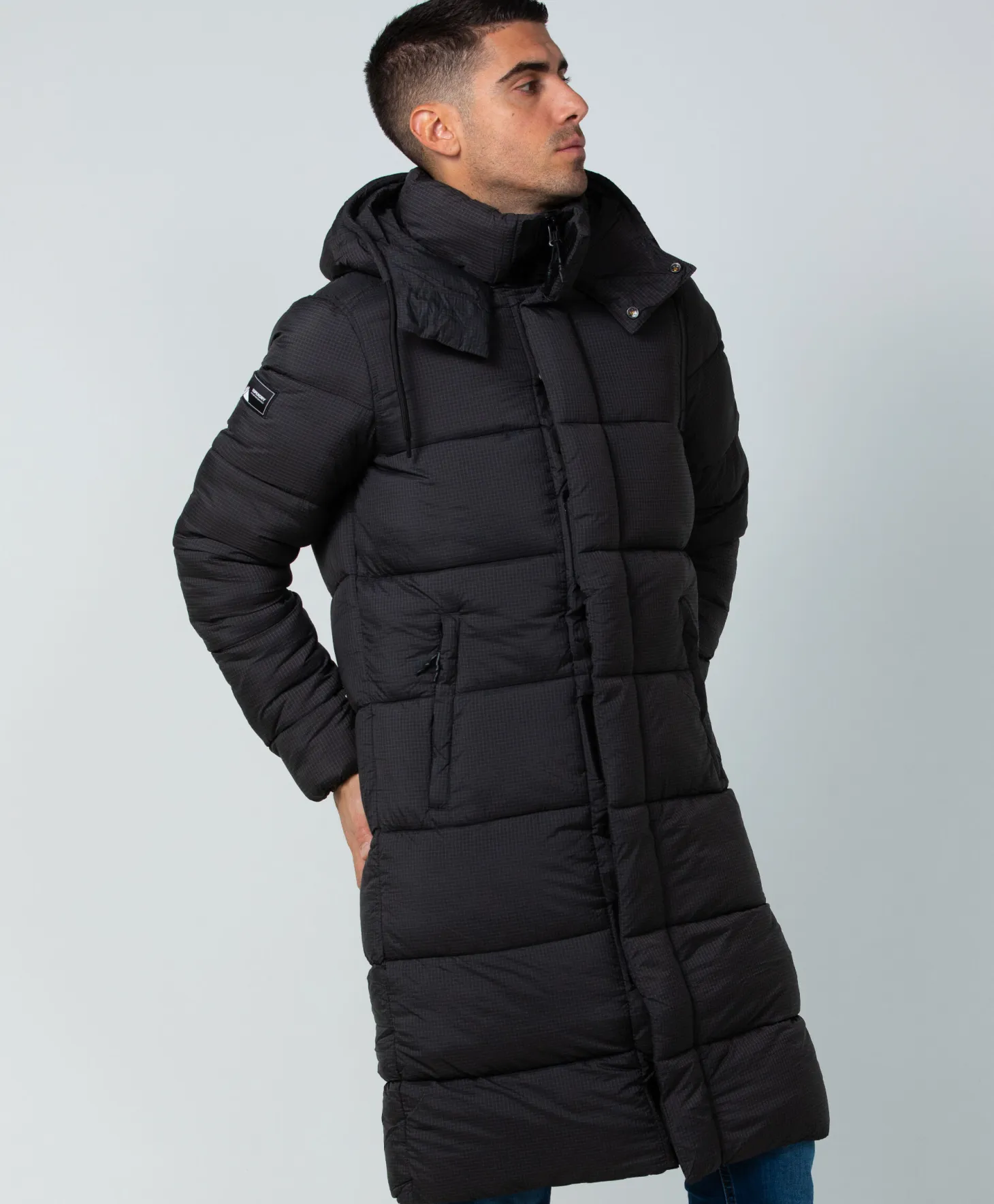 Superdry Ribstop Longline Puffer jacket