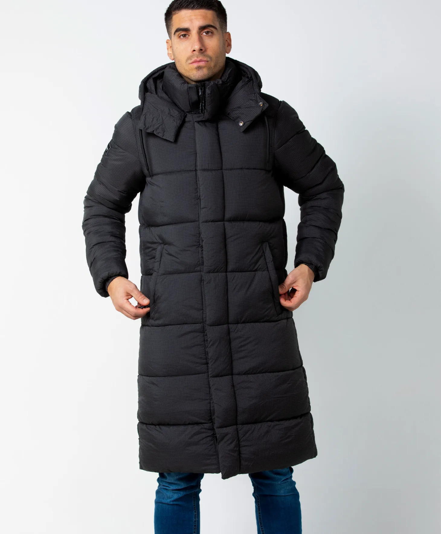 Superdry Ribstop Longline Puffer jacket