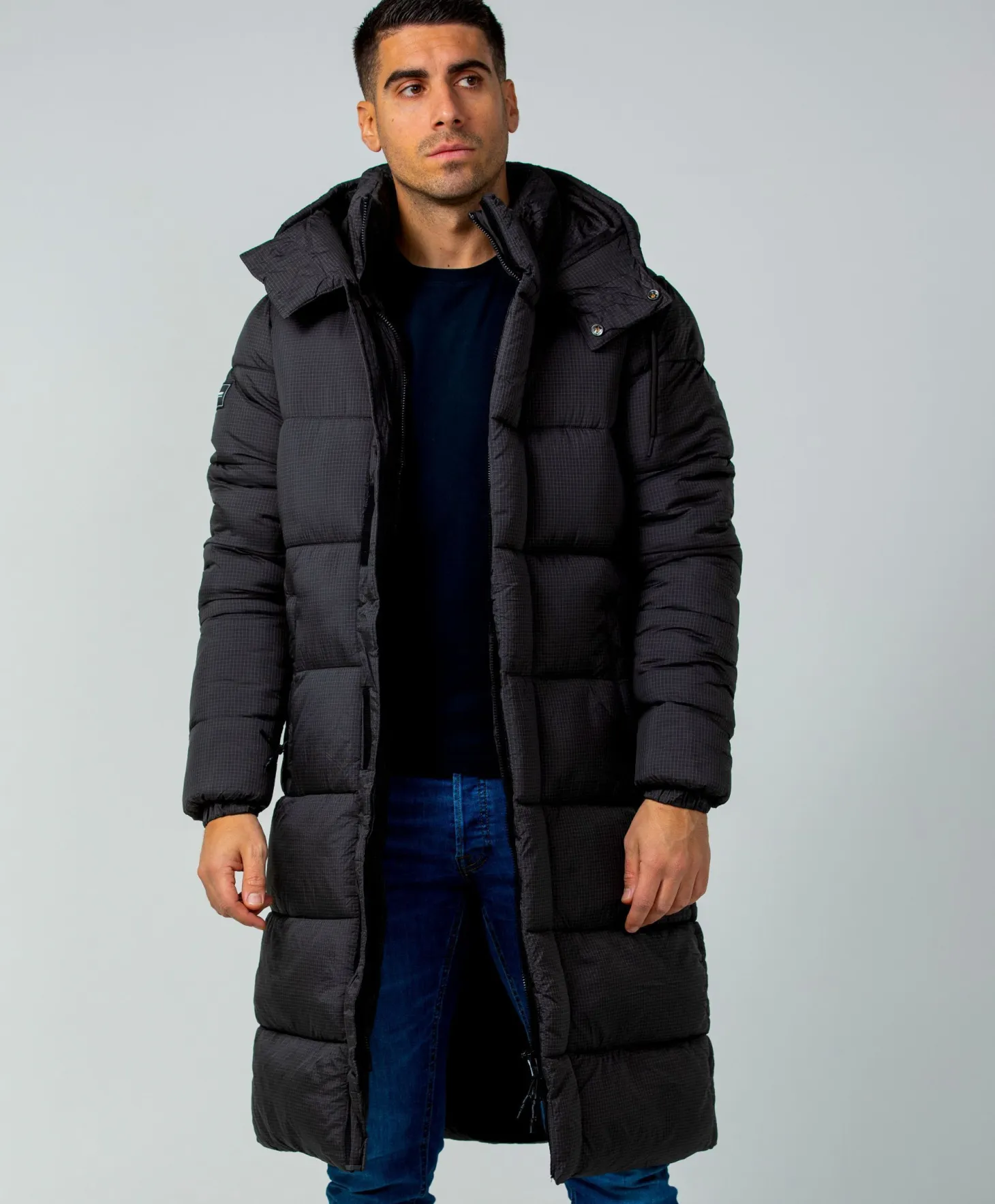 Superdry Ribstop Longline Puffer jacket