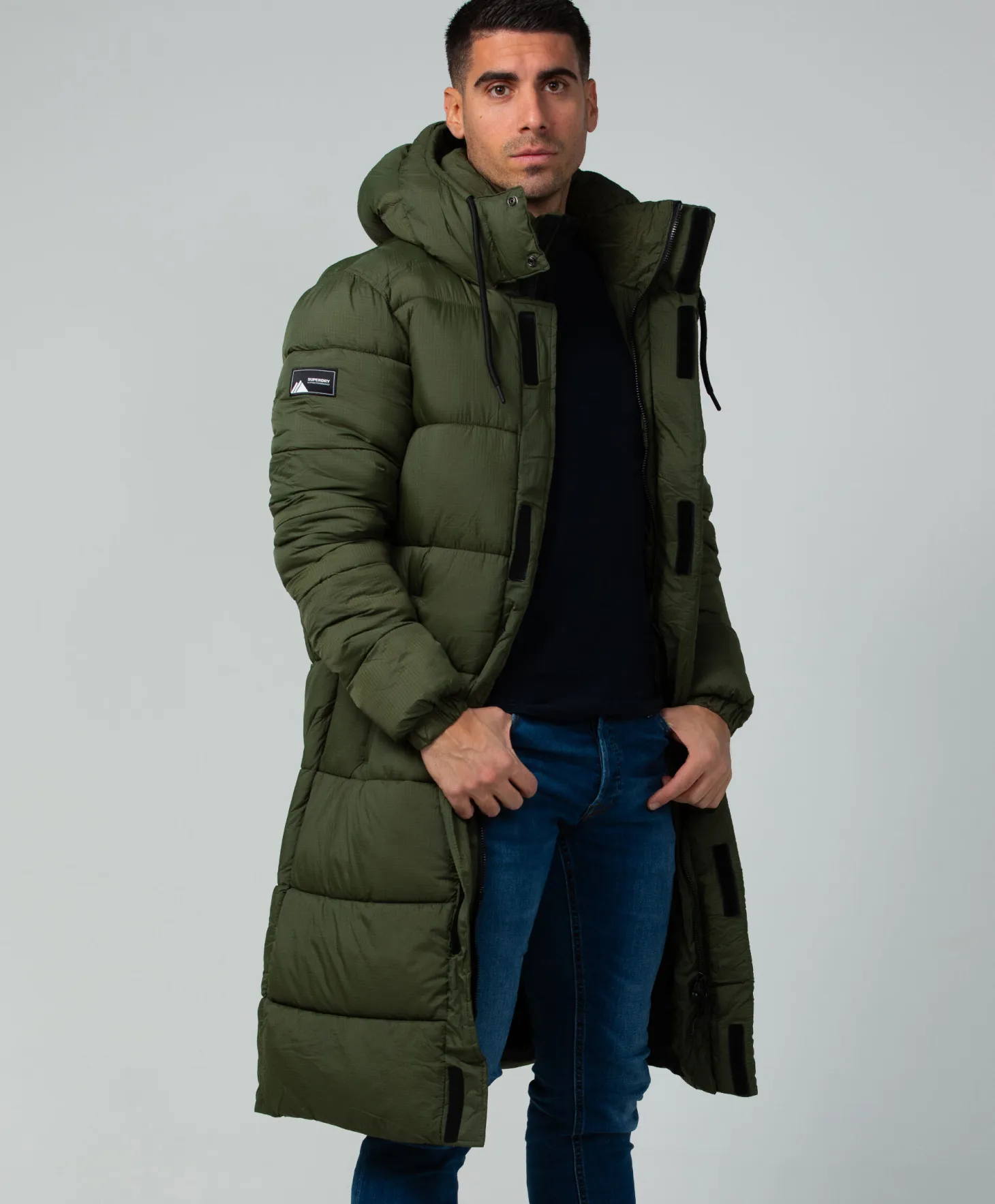 Superdry Ribstop Longline Puffer jacket