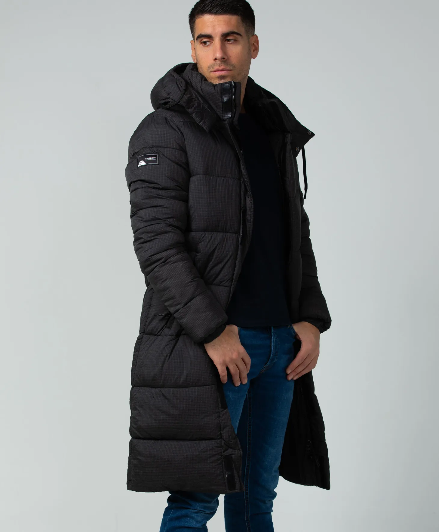 Superdry Ribstop Longline Puffer jacket