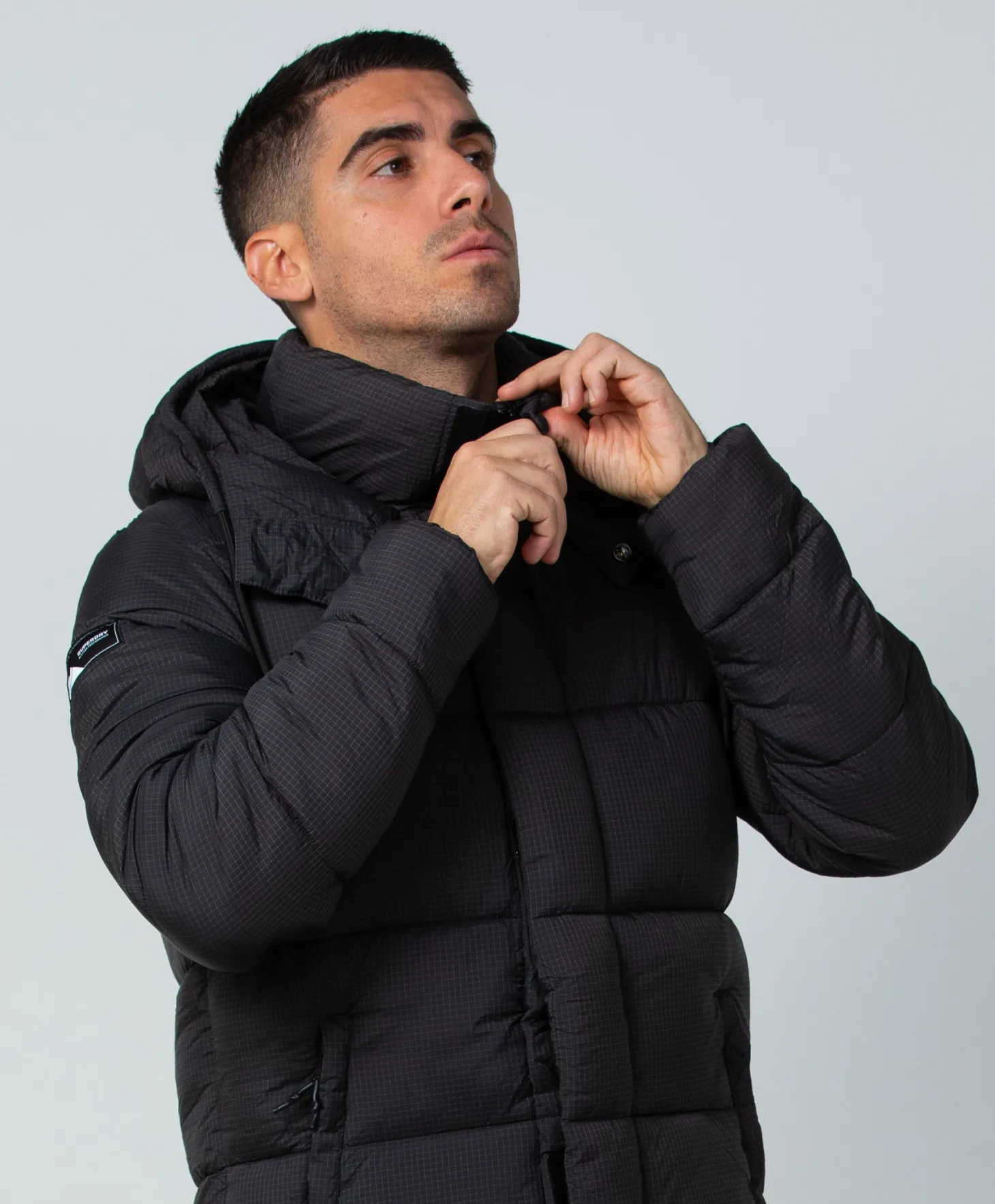 Superdry Ribstop Longline Puffer jacket