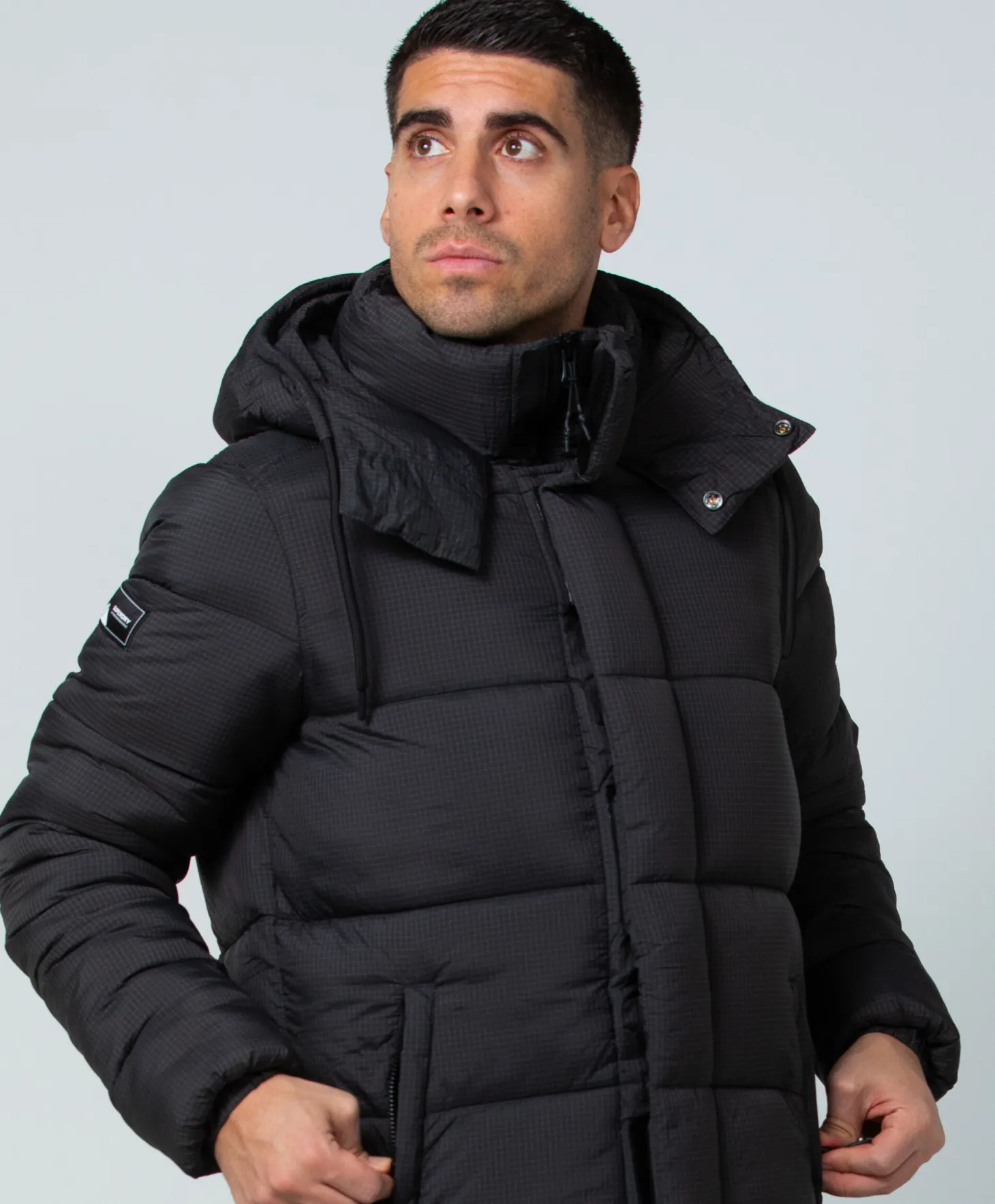 Superdry Ribstop Longline Puffer jacket
