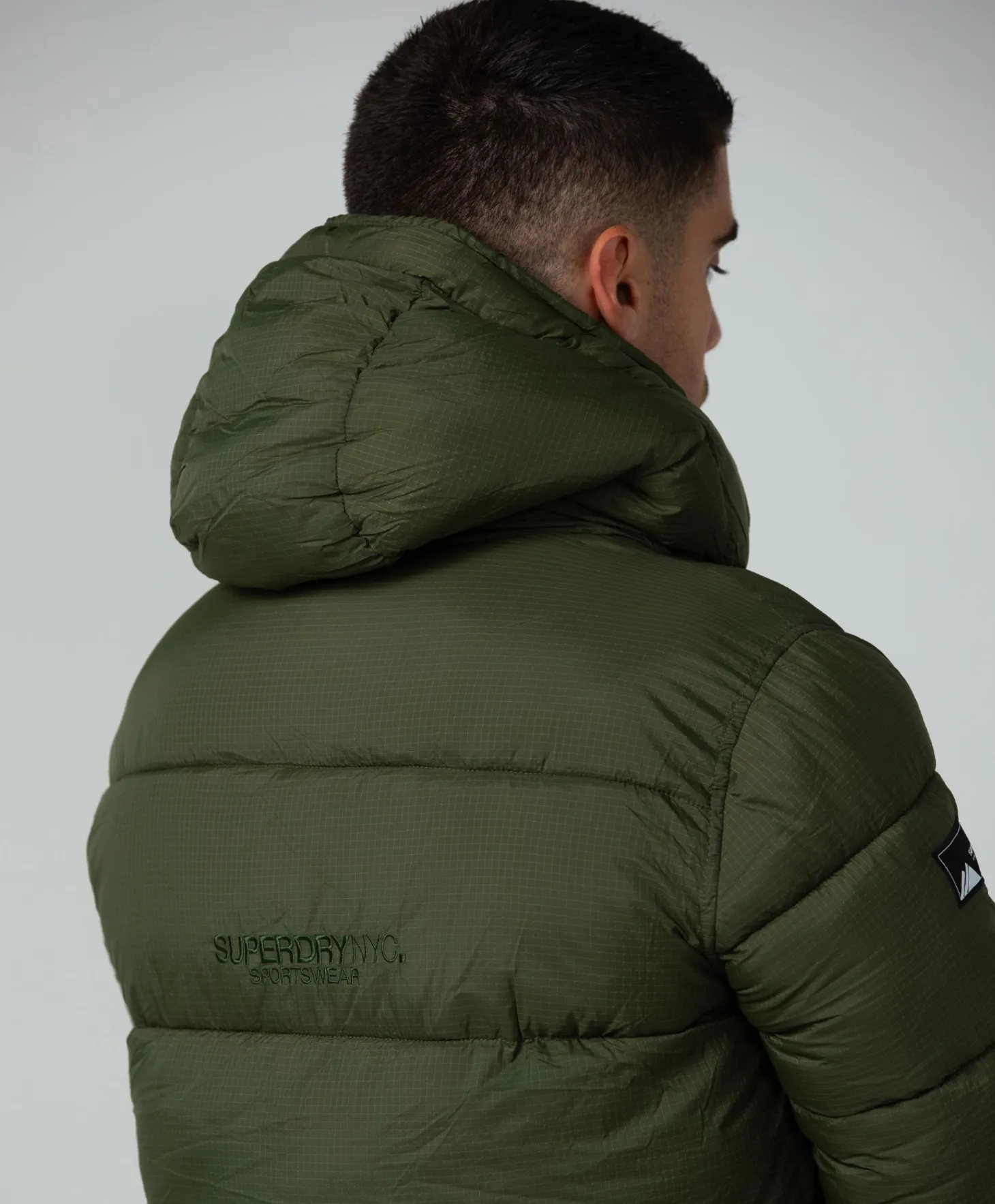 Superdry Ribstop Longline Puffer jacket