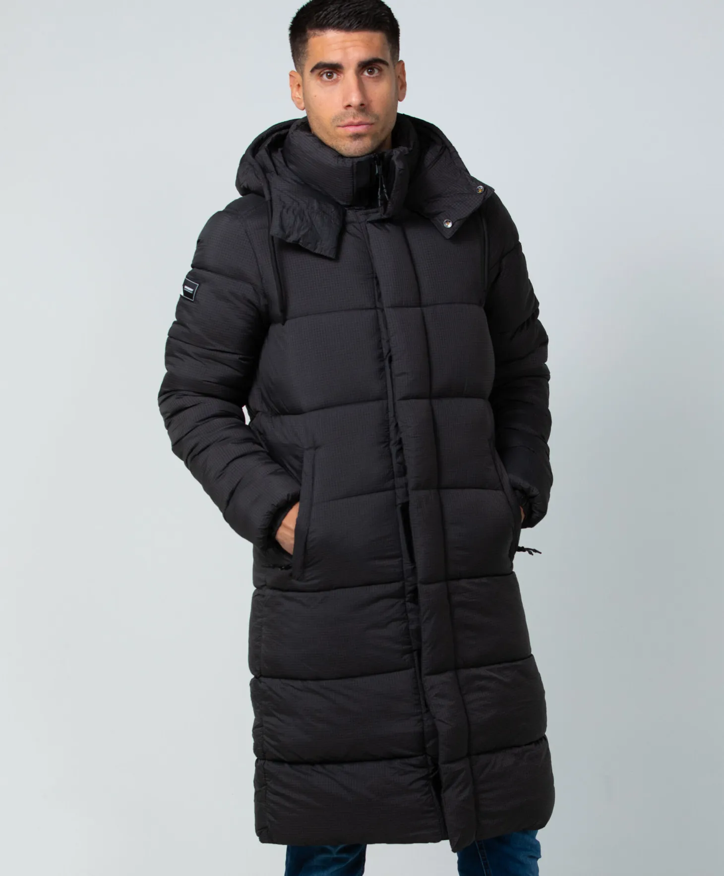 Superdry Ribstop Longline Puffer jacket