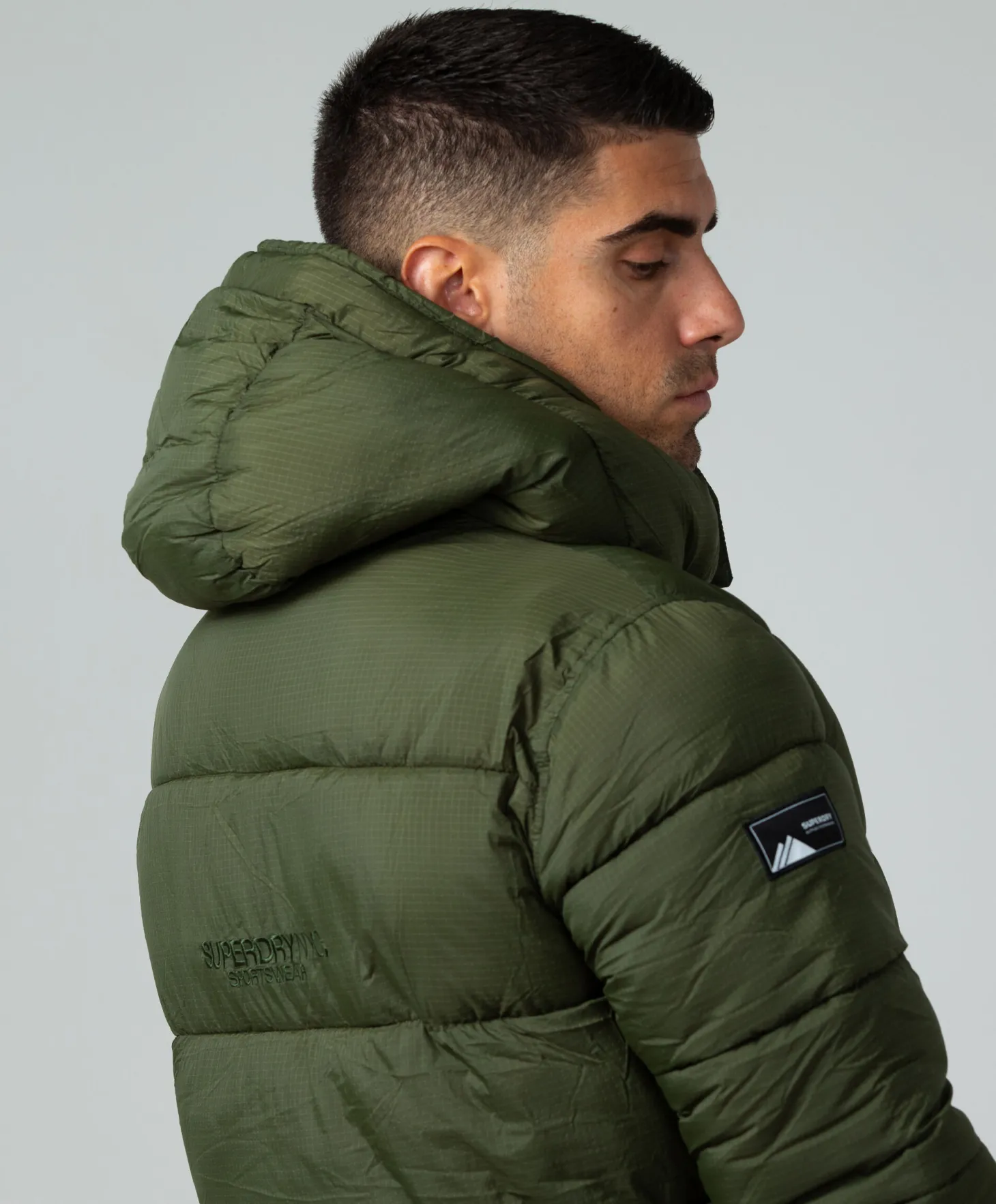 Superdry Ribstop Longline Puffer jacket