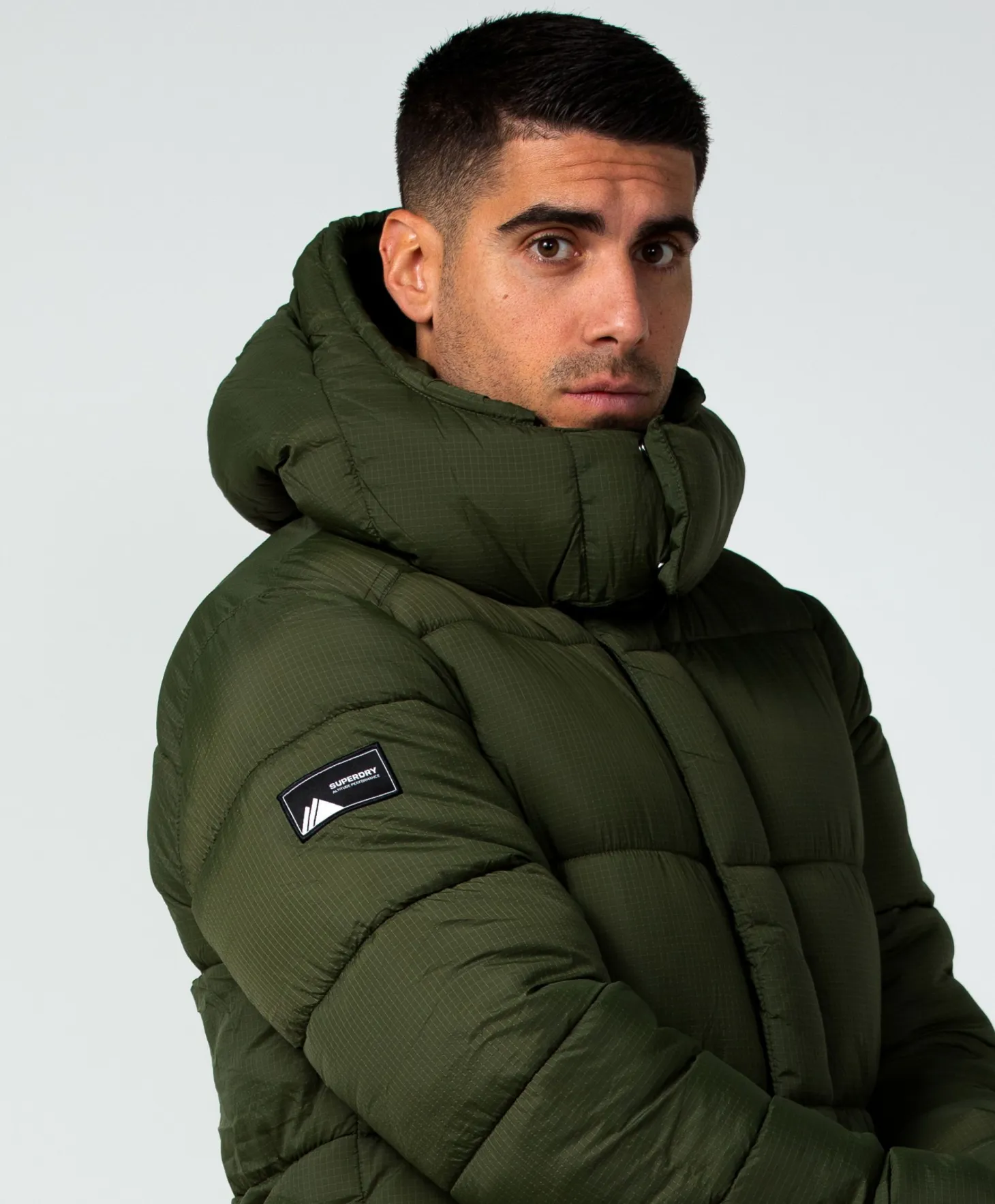Superdry Ribstop Longline Puffer jacket