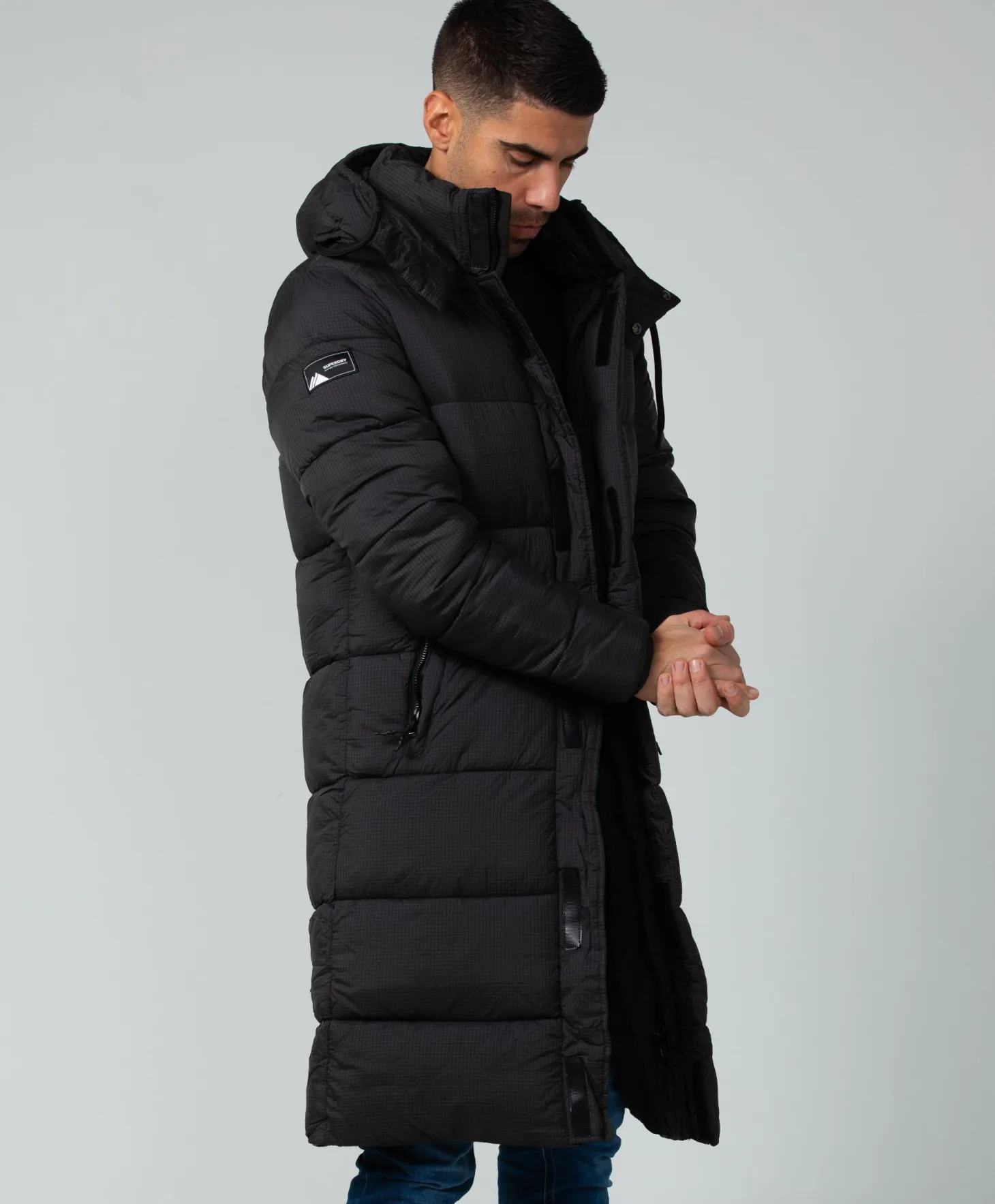 Superdry Ribstop Longline Puffer jacket