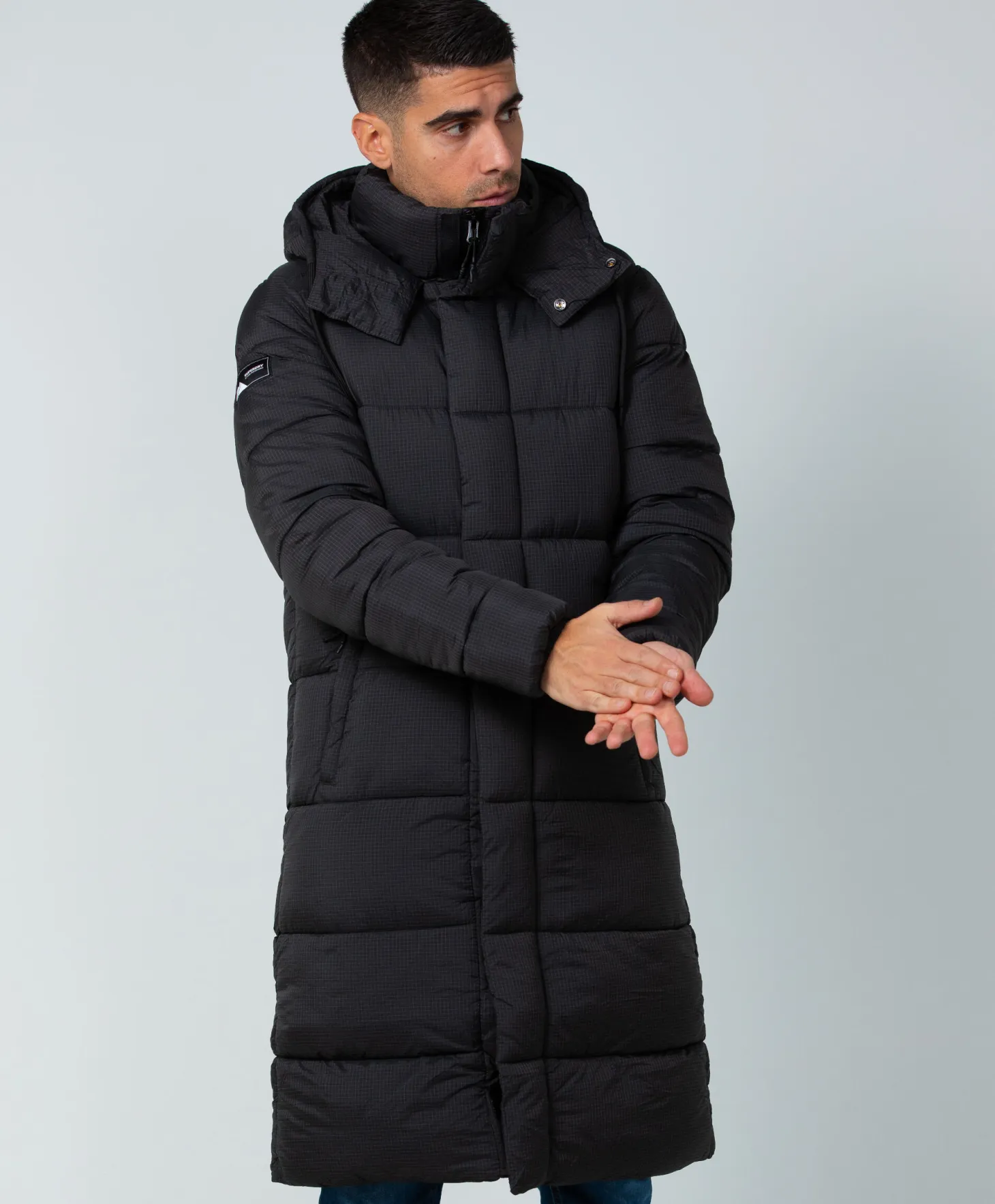Superdry Ribstop Longline Puffer jacket