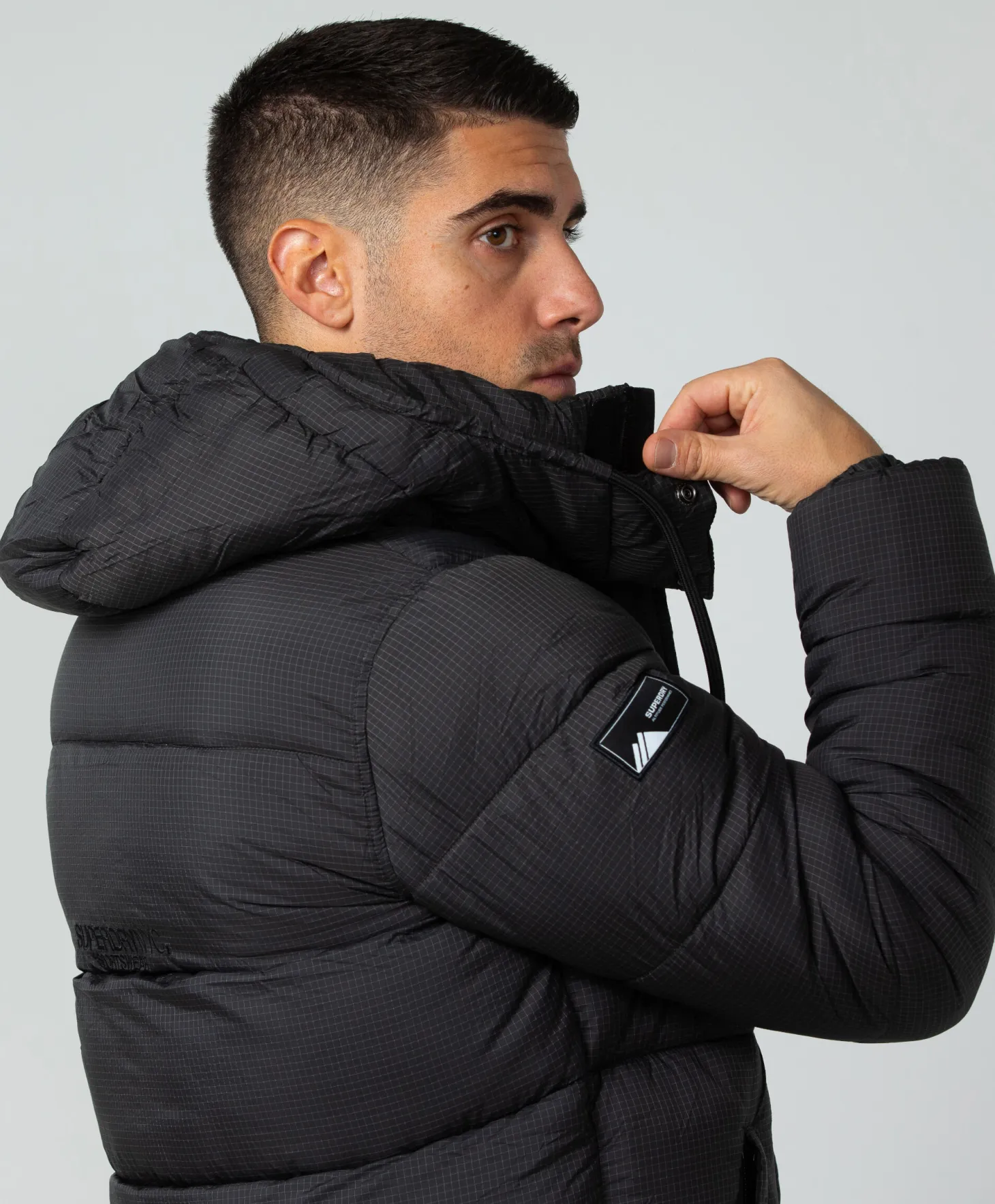 Superdry Ribstop Longline Puffer jacket