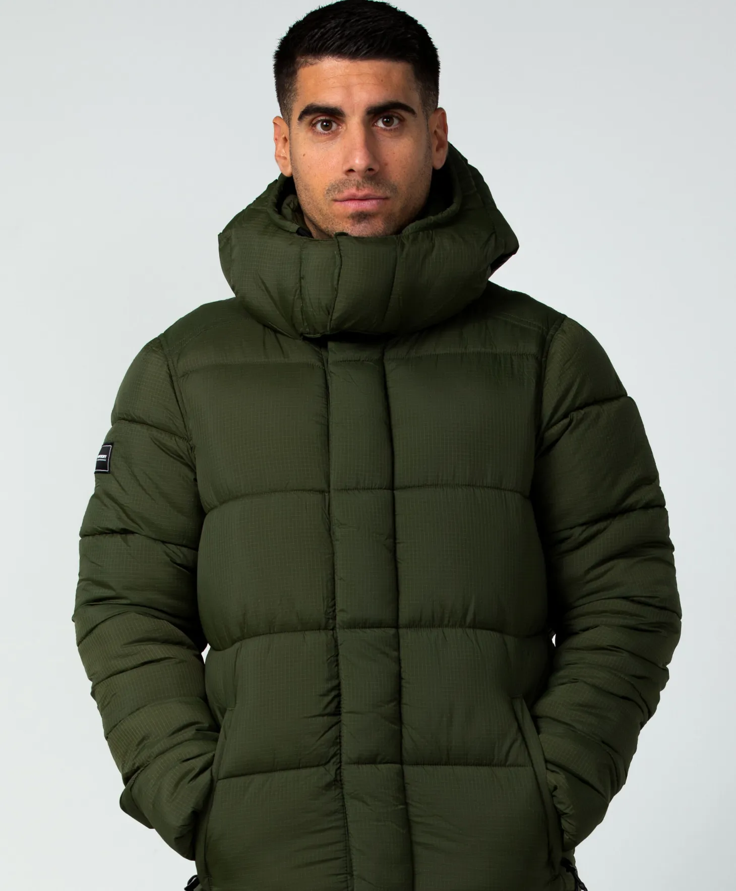 Superdry Ribstop Longline Puffer jacket