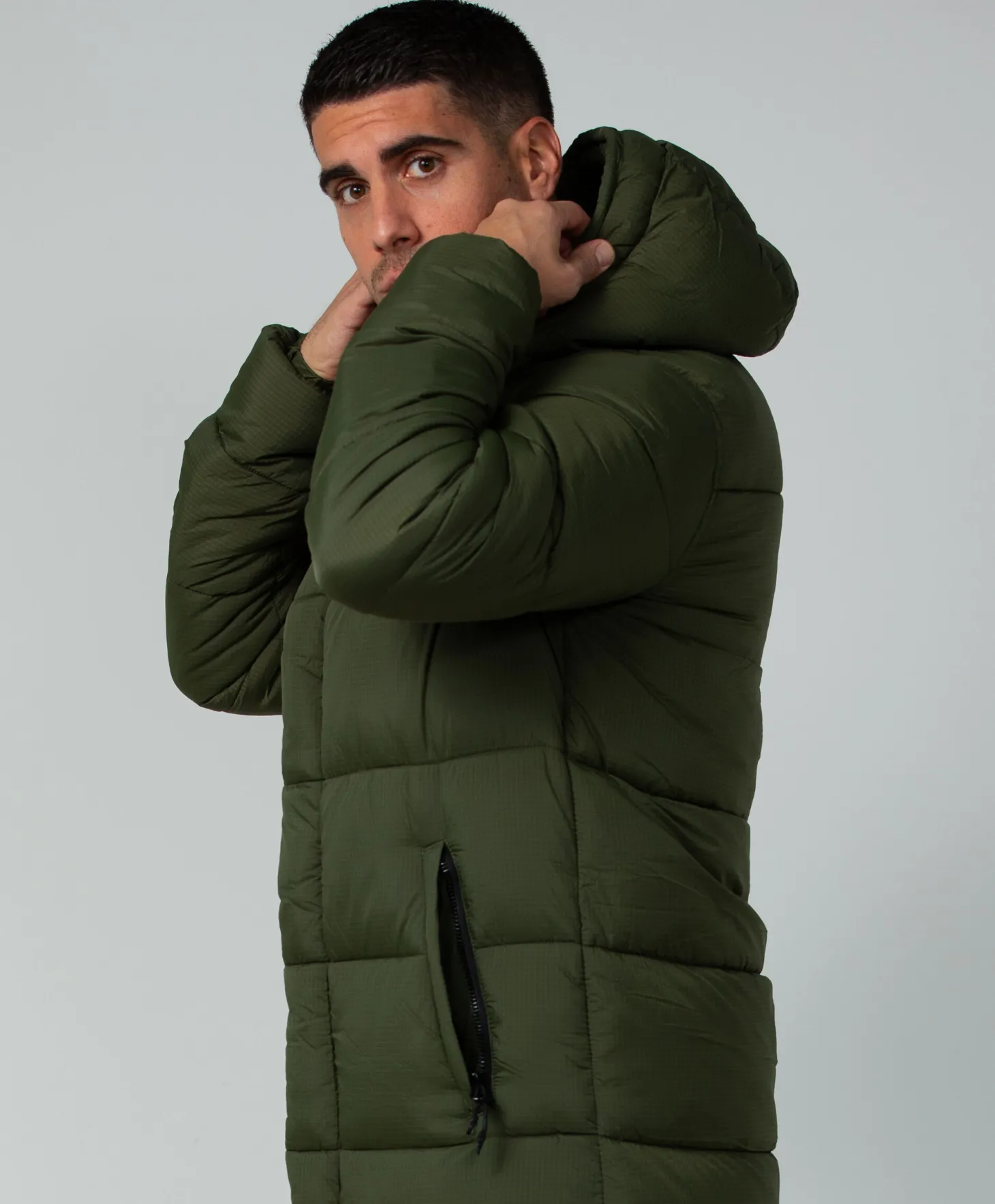 Superdry Ribstop Longline Puffer jacket