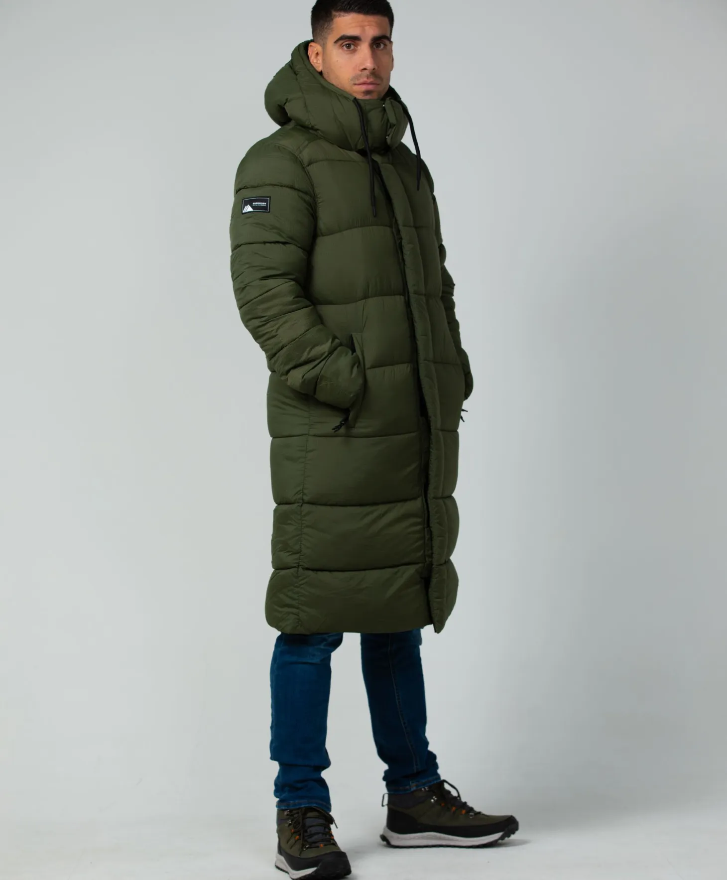 Superdry Ribstop Longline Puffer jacket