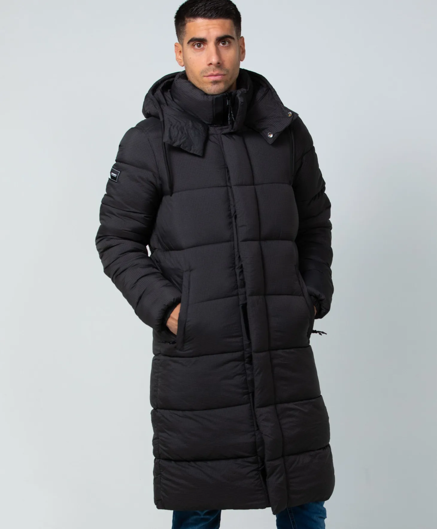 Superdry Ribstop Longline Puffer jacket