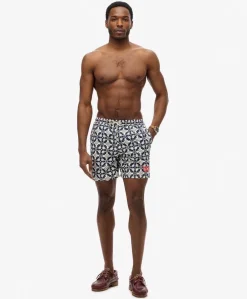 Superdry Tile Print Swim Shorts