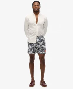 Superdry Tile Print Swim Shorts