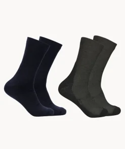 Tufte 2 pk Medium wool sock