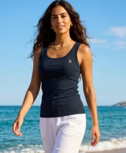 U.S Polo Casandra rib singlet