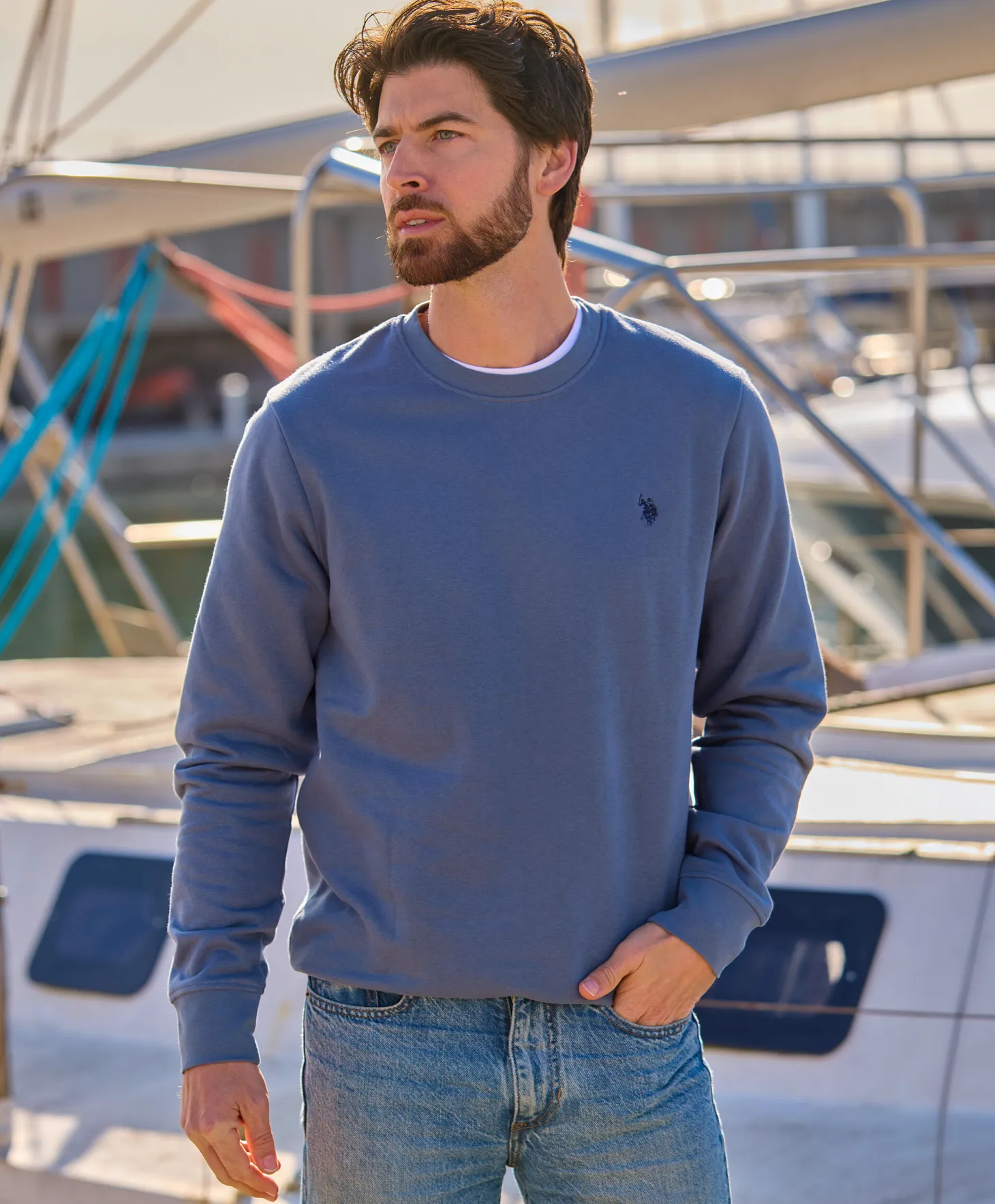 U.S PoloTais Rundhalset Sweat